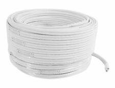 Conexión de fibra óptica 14G100 Marina Rockville calibre 14 100% de cobre de 100 pies Cable de altavoz blanco