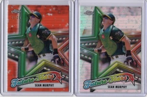 SEAN MURPHY - ATHLETICS - 2021 TOPPS CHROME - ORANGE ROOKIE REFRACTOR #'d 15/25 - Bild 1 von 3