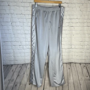 Vintage 2000’s Nike Snap Breakaway Pants Large Sliver/Gray Mens LOOK - Picture 1 of 15