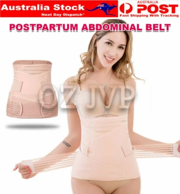 3 In 1 Abdomen Tummy Band Pelvis Belly Postpartum Belt Wrap Recovery Shapewear - image 1 of 4