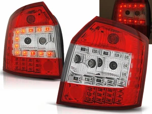 Juego Pilotos Traseros LED Rojo Cromo Audi A4 B6 Avant 10.2000-10.2004 - Imagen 1 de 2