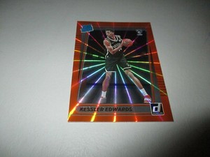 Kessler Edwards 2021-22 Donruss Rated Rookie Orange Laser RC #204