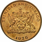 [#543954] Monnaie, TRINIDAD & TOBAGO, Cent, 1976, Franklin Mint, TTB, Bronze, KM