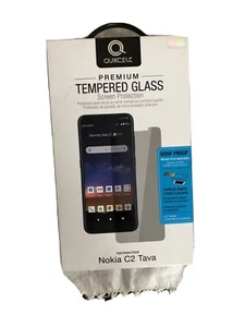 Quikcell Premium Trmpered Glass Screen Protection for Nokia C2 Tava NIP - Picture 1 of 3