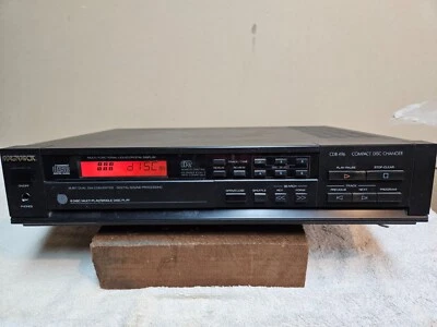 Magnavox CD Compact 6 Disc Carousel Changer Cartridge CDB 496 W/Remote - Image 1 of 4