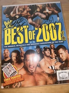 WWE MAGAZIN signiert von Jeff Hardy & CM PUNK Best of 2007 JSA - Bild 1 von 1