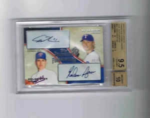 2013 Topps Update Franchise Forerunners AUTO Darvish/Ryan! 06/10! BGS 9.5/10 - Picture 1 of 6