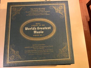 Basic Library of the Worlds Greatest Music LOT. Vinyl LP Set 1 to 8. - Picture 1 of 3