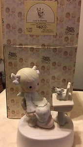 Precious Moments Figur Love Is Sharing Musical E-7185 1981 Neu in OVP - Bild 1 von 1