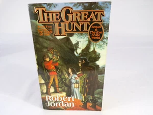 The Great Hunt Wheel Of Time Series Book # 2 Paperback Jordan's Epic Saga b23 - Picture 1 of 3