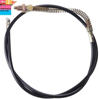 J&R COLLECTION 69" Drum Brake Cable for 70cc 90cc Dirt Bike Pit Bike Mini Bike