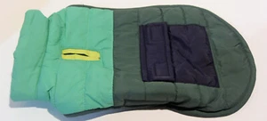 Botas y Barkley Verde Bloque de Color Puffer Forrado de Vellón Chaqueta Abrigo X-Pequeño  - Imagen 1 de 4