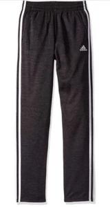 Adidas Boys Big Kids Tricot Trainer Pants Black Size 8 NWT - Picture 1 of 8