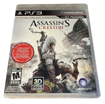 Assassin's Creed III Playstation 3 PS3 2012 - Image 1 of 4