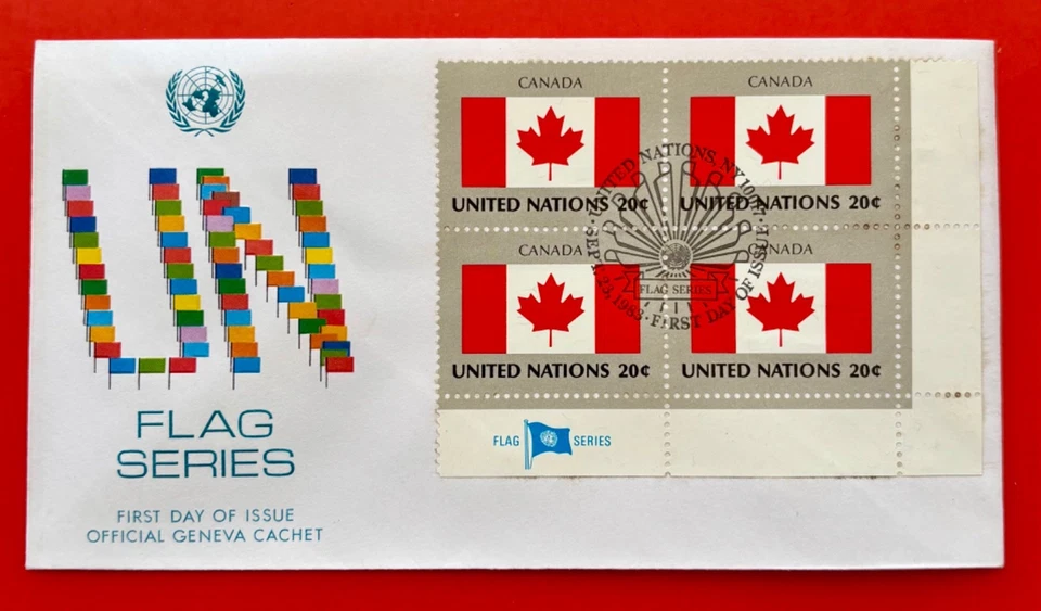 UNITED NATIONS * "FLAG SERIES   CANADA" - FDC - Image 1 of 1