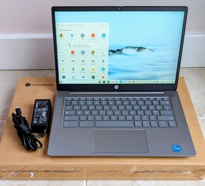 2025 HP 14" Chromebook Plus 14A-NF0000SA | i3 N305 8GB RAM 256GB +PSU & HP WRNTY - Image 1 of 4