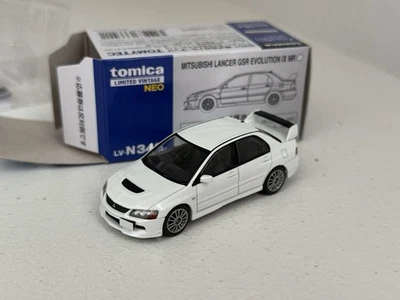 Tomica Limited Vintage 1:64 LV-N349B Mitsubishi Lancer GSR Evolution IX MR Blanco Foto 1 de 3