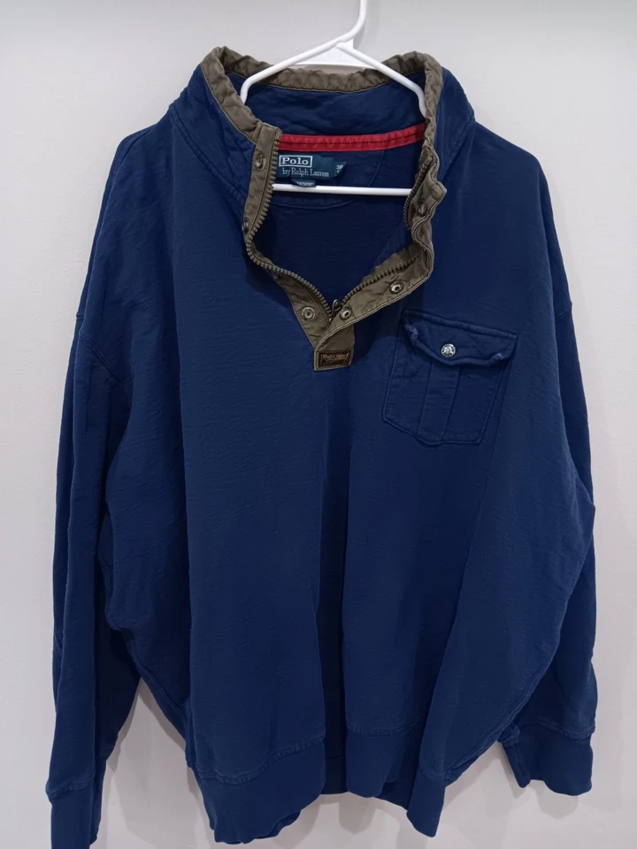 Men’s Vintage Collared Polo Ralph Lauren Sweater(1540) - Image 1 of 4