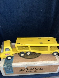 VTG TONKA Car Carrier Truck, YELLOW Tires, Wheels Excellent. - Picture 1 of 5