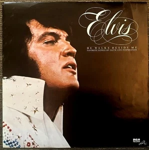 Elvis Presley He Walks Beside Me Vintage original 22x22 RCA Records Poster 1978 - Picture 1 of 1