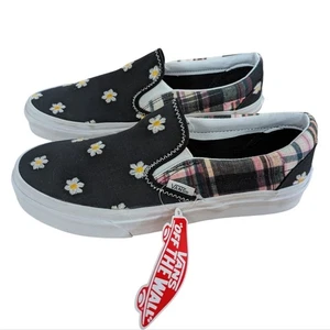 Vans Classic Slip-On Floral Plaid Size 8 - Picture 1 of 11