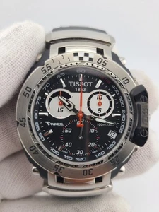 Tissot Swiss Made T-Race Nascar Men's Chronograph Rubber Strap WatchLot #7 - Picture 1 of 19