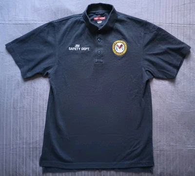 Camisa Tru Spec Departamento de Asuntos de Veteranos de Estados Unidos para hombre mediana negra manga corta Foto 1 de 4