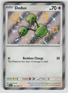 Doduo Shiny Rare SV: Paldean Fates 199/091 NM - Picture 1 of 2