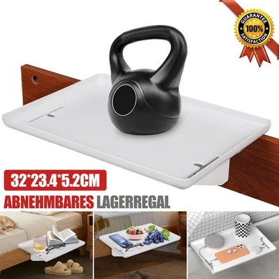 Nachttisch Bett Bettablage Bettregal Hängend Nachttisch Tablett Nachttischregal - Bild 1 von 4