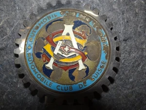 Swiss Automobile Club Der Schweiz / Suisse Car Grille Badge - Imagen 1 de 3