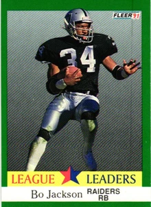 1991 Fleer - Bo Jackson #416 - Picture 1 of 2