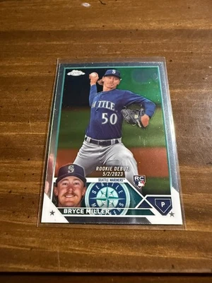 Bryce Miller 2023 Topps Chrome Update #USC99 Seattle Mariners - Image 1 of 4