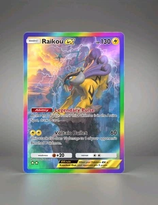 RAIKOU EX HOLO FULL ART POKEMON TCG POCKET READ DESCRIPTION - Picture 1 of 2