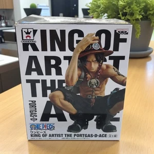 One Piece Portgas D. Ace King Artist Banpresto Figure Box Japan Used Express F/S - Picture 1 of 10