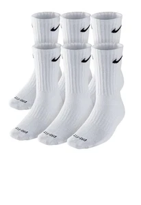 Nike Dri-FIT Everyday Training 6er-Pack Crew-Socken Large (8-12) weiß - Bild 1 von 1