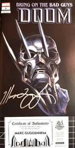 BRING ON THE BAD GUYS DOOM #1 (2025) NM/MINT💥SIGNED BY MARC GUGGENHEIM💥 - Picture 1 of 9