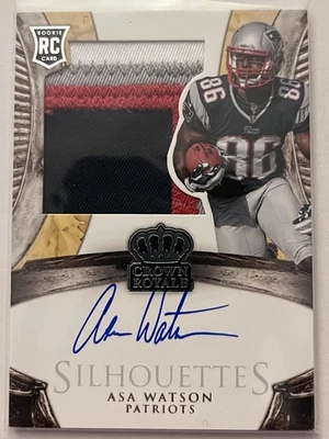 2014 Panini Crown Royale Silhouettes RPS /299 Asa Watson #236 Rookie Auto RC - Image 1 of 2