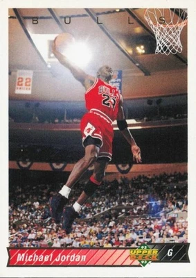 1992-93 UPPER DECK MICHAEL JORDAN BULLS STATS #23 NBA BASKETBALL CARD - image 1 of 4