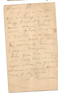 HAMILTON MASS MASSACHUSETTS PRÄSIDENT MCKINLEY POSTGESCHICHTE MONROE LEXINGTON - Bild 1 von 2