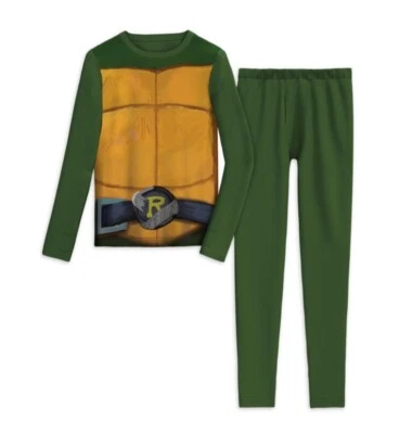 NUEVO Juego de ropa interior térmica ClimateRight by Cuddl Duds TMNT para niños (talla M 8/10) Foto 1 de 4