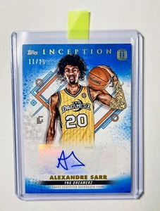 2022-23 Topps Inception ALEXANDRE SARR - AUTO /25 - Zdjęcie 1 z 2