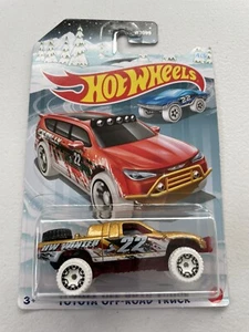 Toyota Off Road Truck Hotwheels Holiday Edition 2022. 1:64 Neu. Weiße Räder. - Bild 1 von 3