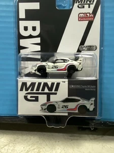 1/64 MINI GT MIJO EXCLUSIVES LB WORKS TOYOTA GR SUPRA #26 MARTINI RACING WHITE - Bild 1 von 2