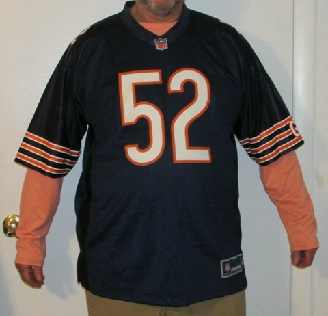 NFL Chicago Bears #52 Khalil Mack NFLPA Jersey Size XL PREOWNED Insd Tag Cut Out Cover