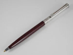 Montblanc Noblesse Doue Marble Red Lacquer and Silver Plated Mechanical Pencil - Picture 1 of 5