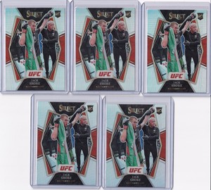 (5) 2022 Panini Select UFC - Jack Shore - RC Rookie - Silver Premier Level Prizm