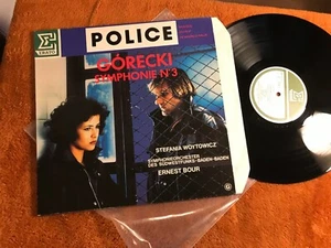 GORECKI Symphonie N°3 POLICE OST ERATO '86 ost LP WOYTOWICZ SOPHIE MARCEAU rare! - Picture 1 of 3