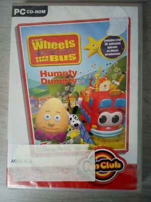 THE WHEELS ON THE BUS HUMPTY DUMPTY PC CD-ROM GAME - FACTORY SEALED - VINTAGE - Image 1 of 2