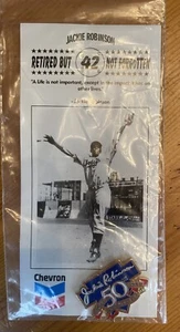 Jackie Robinson 1947 - 1997 50th Anniversary Signature MLB Lapel Hat Pin NEW NIP - Picture 1 of 1