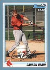 2010 Bowman Prospects Blue Boston Red Sox Baseball Card #BP41 Carson Blair /520